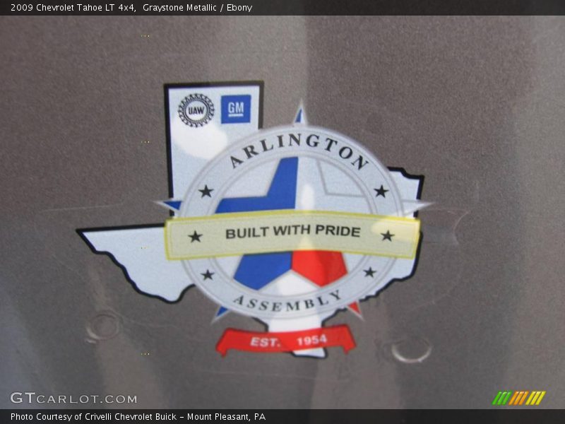 Graystone Metallic / Ebony 2009 Chevrolet Tahoe LT 4x4