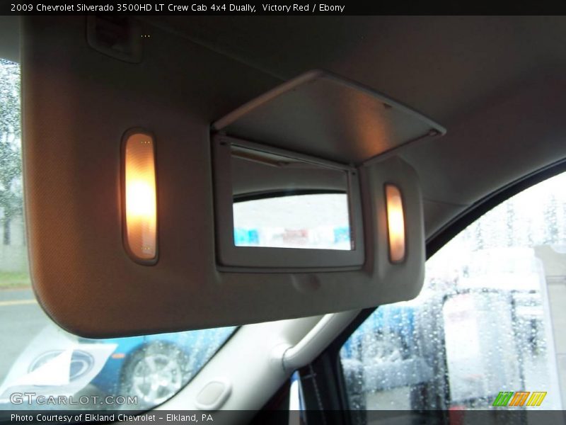 Victory Red / Ebony 2009 Chevrolet Silverado 3500HD LT Crew Cab 4x4 Dually