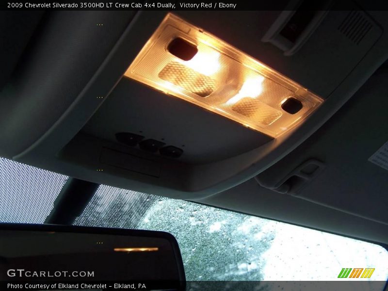Victory Red / Ebony 2009 Chevrolet Silverado 3500HD LT Crew Cab 4x4 Dually