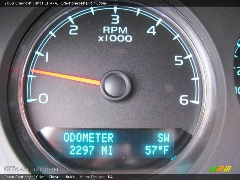Graystone Metallic / Ebony 2009 Chevrolet Tahoe LT 4x4