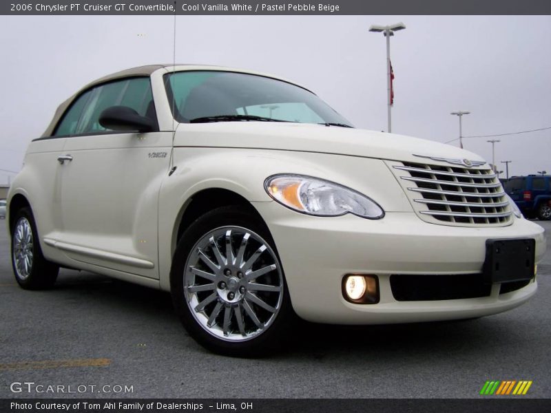 Cool Vanilla White / Pastel Pebble Beige 2006 Chrysler PT Cruiser GT Convertible