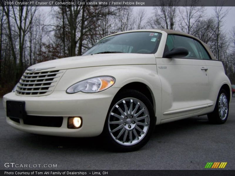 Cool Vanilla White / Pastel Pebble Beige 2006 Chrysler PT Cruiser GT Convertible
