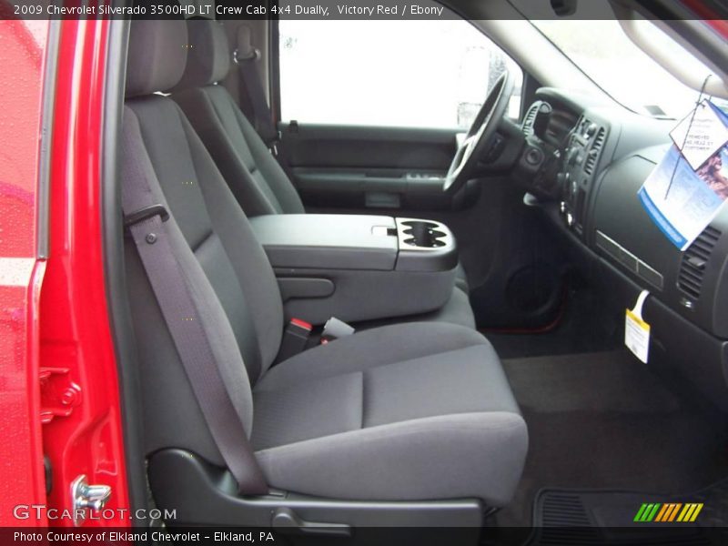 Victory Red / Ebony 2009 Chevrolet Silverado 3500HD LT Crew Cab 4x4 Dually