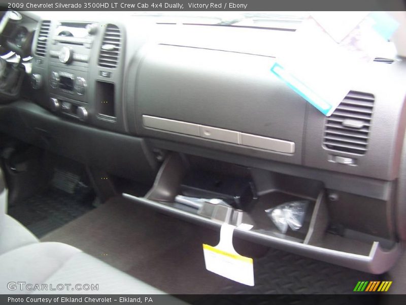 Victory Red / Ebony 2009 Chevrolet Silverado 3500HD LT Crew Cab 4x4 Dually