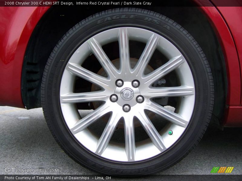 Inferno Red Crystal Pearl / Dark Slate Gray 2008 Chrysler 300 C HEMI SRT Design