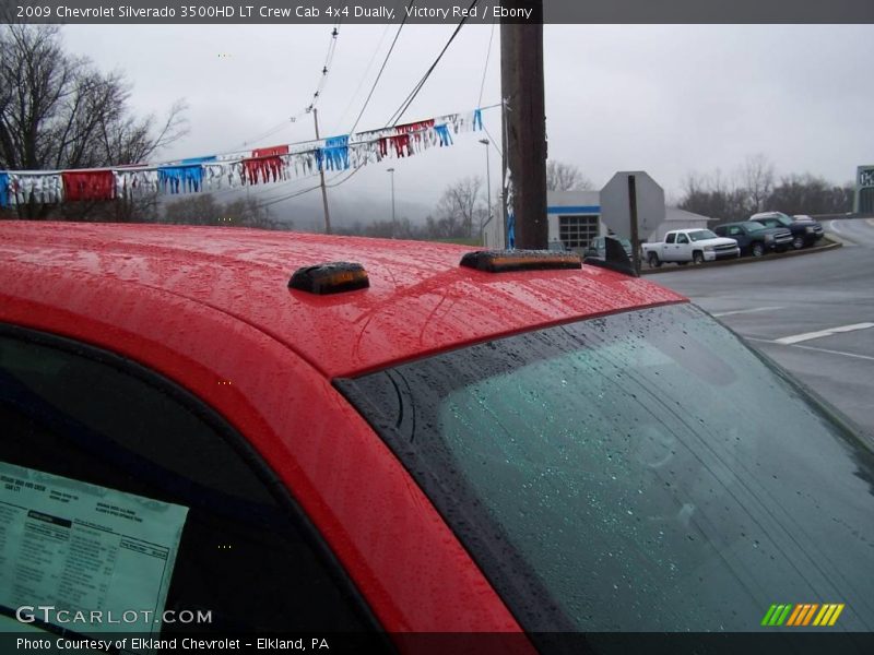 Victory Red / Ebony 2009 Chevrolet Silverado 3500HD LT Crew Cab 4x4 Dually