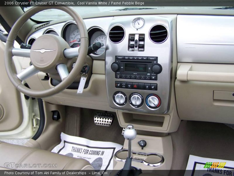 Cool Vanilla White / Pastel Pebble Beige 2006 Chrysler PT Cruiser GT Convertible