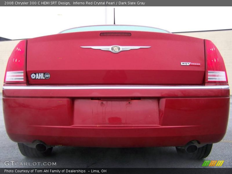 Inferno Red Crystal Pearl / Dark Slate Gray 2008 Chrysler 300 C HEMI SRT Design