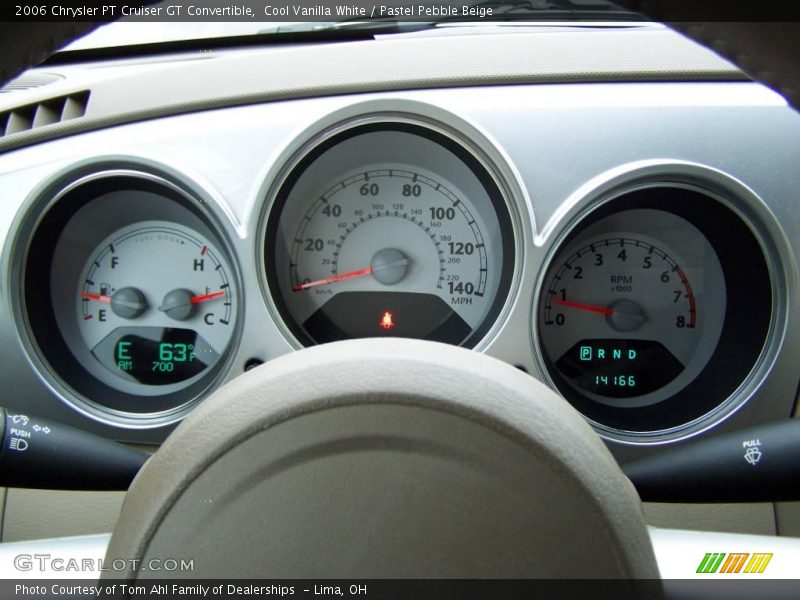 Cool Vanilla White / Pastel Pebble Beige 2006 Chrysler PT Cruiser GT Convertible
