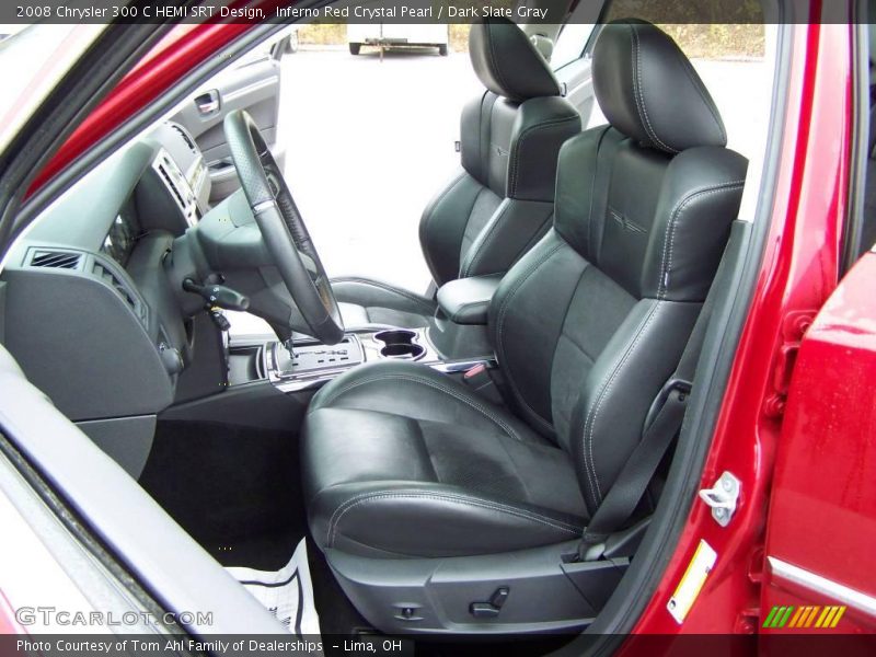 Inferno Red Crystal Pearl / Dark Slate Gray 2008 Chrysler 300 C HEMI SRT Design