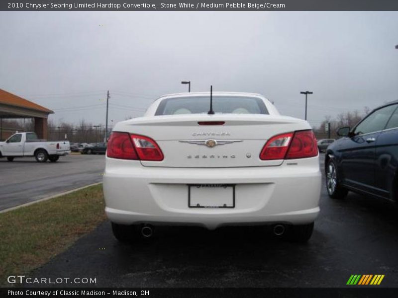 Stone White / Medium Pebble Beige/Cream 2010 Chrysler Sebring Limited Hardtop Convertible