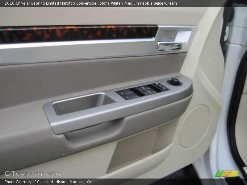 Stone White / Medium Pebble Beige/Cream 2010 Chrysler Sebring Limited Hardtop Convertible