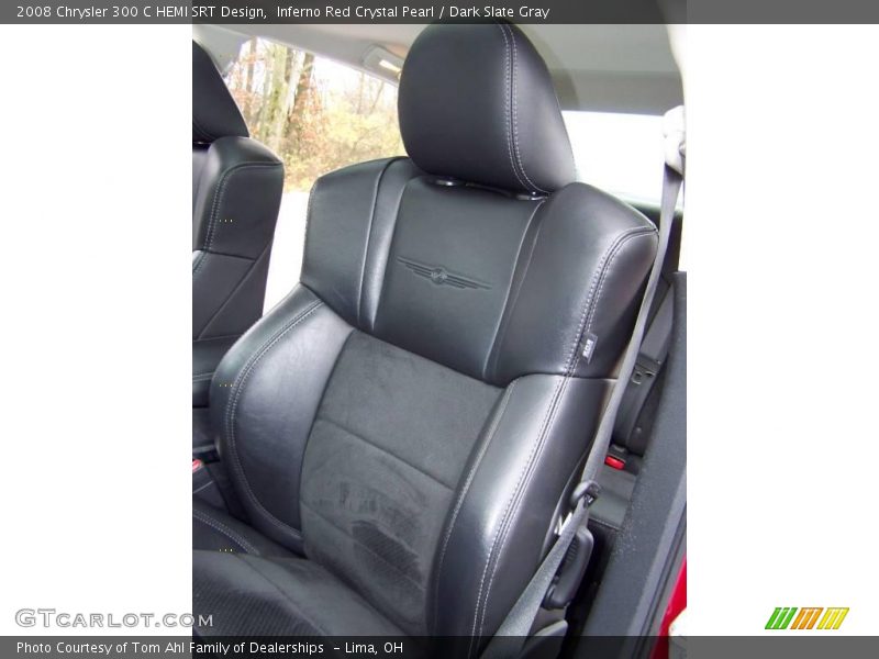 Inferno Red Crystal Pearl / Dark Slate Gray 2008 Chrysler 300 C HEMI SRT Design