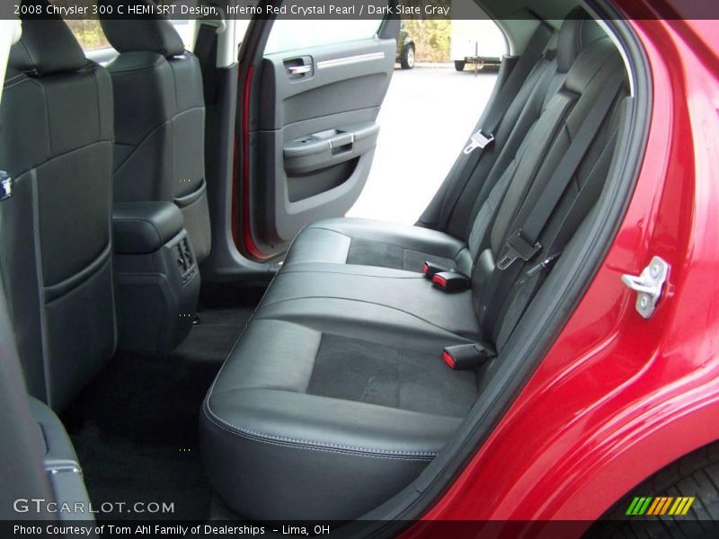 Inferno Red Crystal Pearl / Dark Slate Gray 2008 Chrysler 300 C HEMI SRT Design