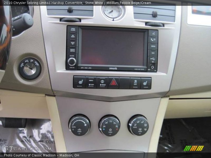 Stone White / Medium Pebble Beige/Cream 2010 Chrysler Sebring Limited Hardtop Convertible