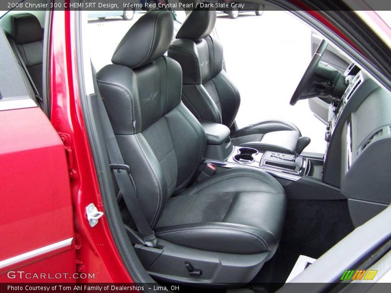 Inferno Red Crystal Pearl / Dark Slate Gray 2008 Chrysler 300 C HEMI SRT Design