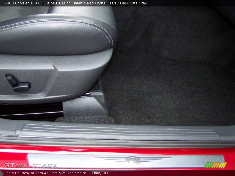Inferno Red Crystal Pearl / Dark Slate Gray 2008 Chrysler 300 C HEMI SRT Design