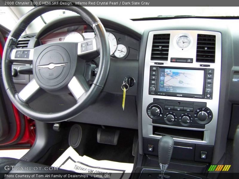 Inferno Red Crystal Pearl / Dark Slate Gray 2008 Chrysler 300 C HEMI SRT Design