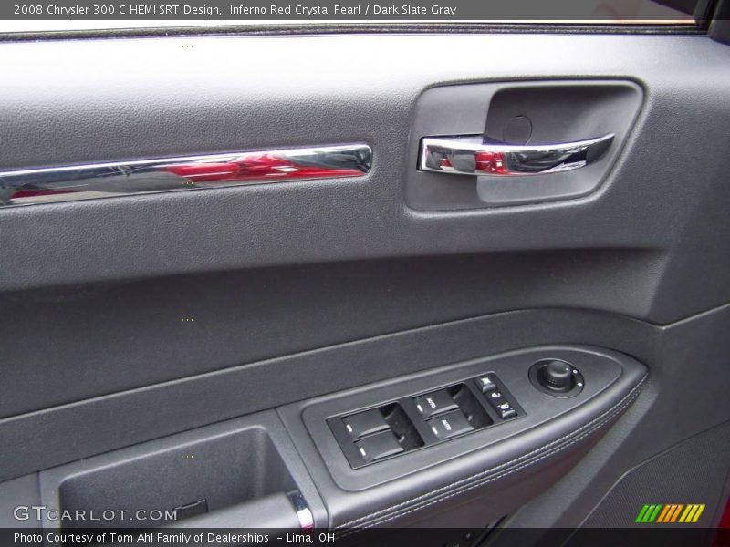 Inferno Red Crystal Pearl / Dark Slate Gray 2008 Chrysler 300 C HEMI SRT Design