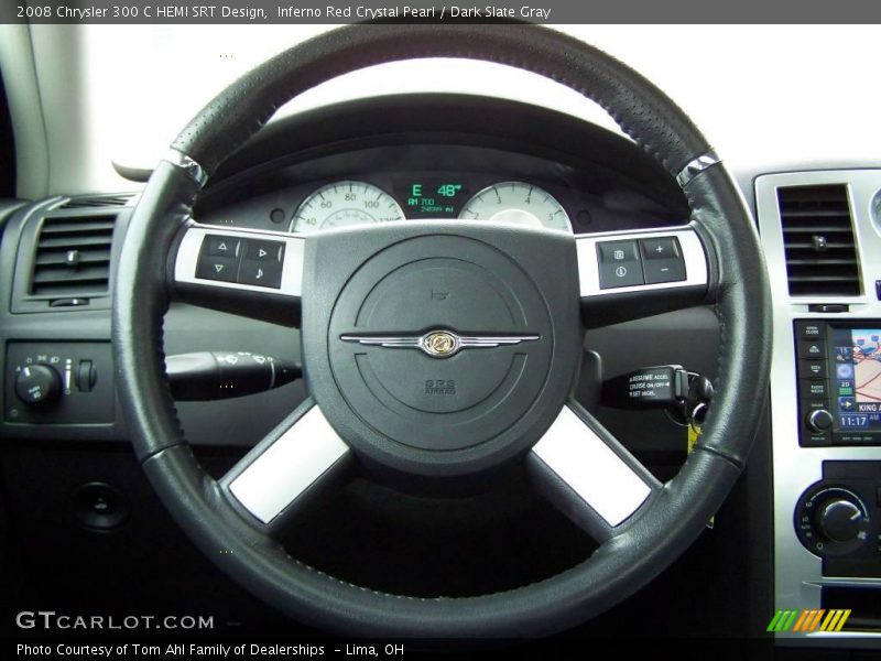 Inferno Red Crystal Pearl / Dark Slate Gray 2008 Chrysler 300 C HEMI SRT Design