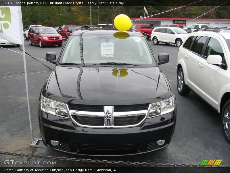 Brilliant Black Crystal Pearl / Dark Slate Gray 2010 Dodge Journey R/T