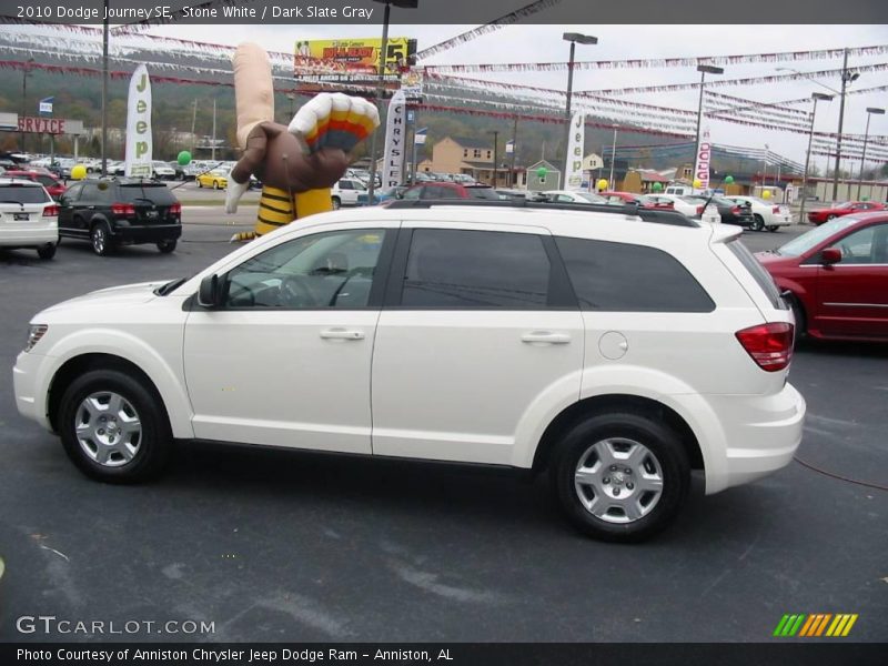 Stone White / Dark Slate Gray 2010 Dodge Journey SE