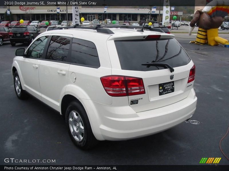 Stone White / Dark Slate Gray 2010 Dodge Journey SE