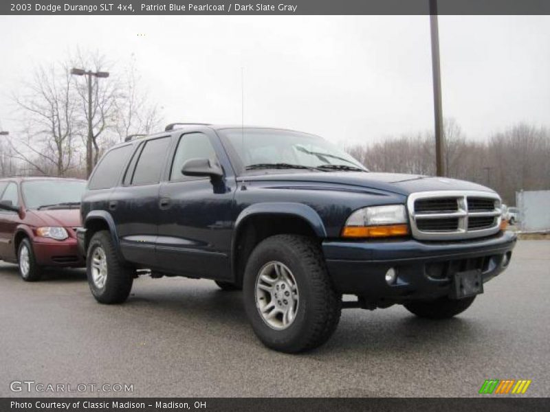 Patriot Blue Pearlcoat / Dark Slate Gray 2003 Dodge Durango SLT 4x4