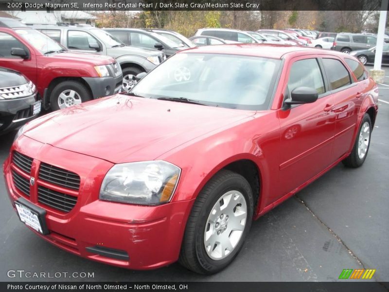 Inferno Red Crystal Pearl / Dark Slate Gray/Medium Slate Gray 2005 Dodge Magnum SE