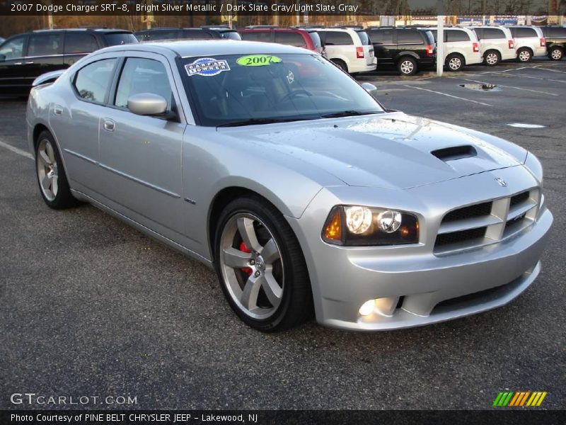 Bright Silver Metallic / Dark Slate Gray/Light Slate Gray 2007 Dodge Charger SRT-8