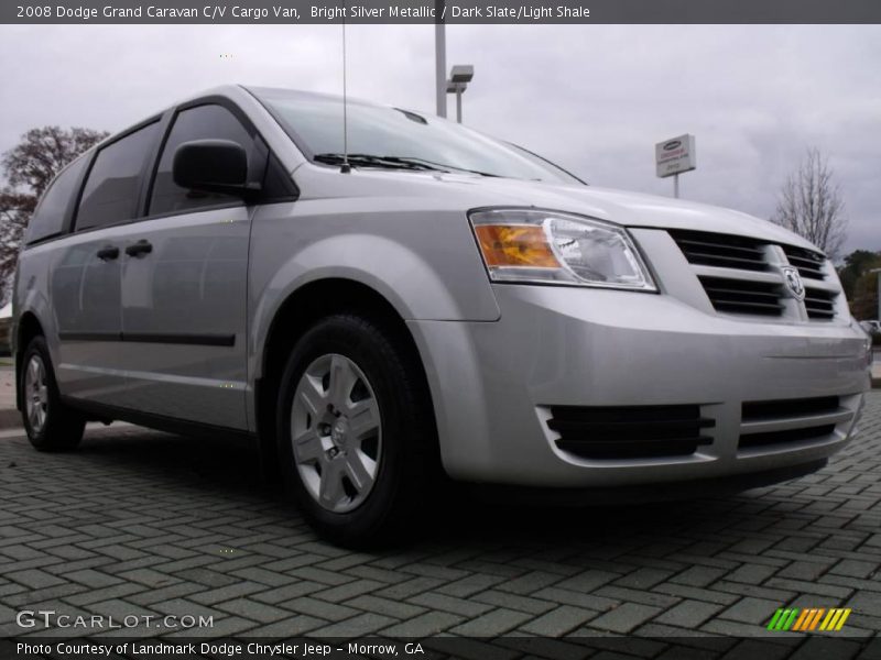 Bright Silver Metallic / Dark Slate/Light Shale 2008 Dodge Grand Caravan C/V Cargo Van