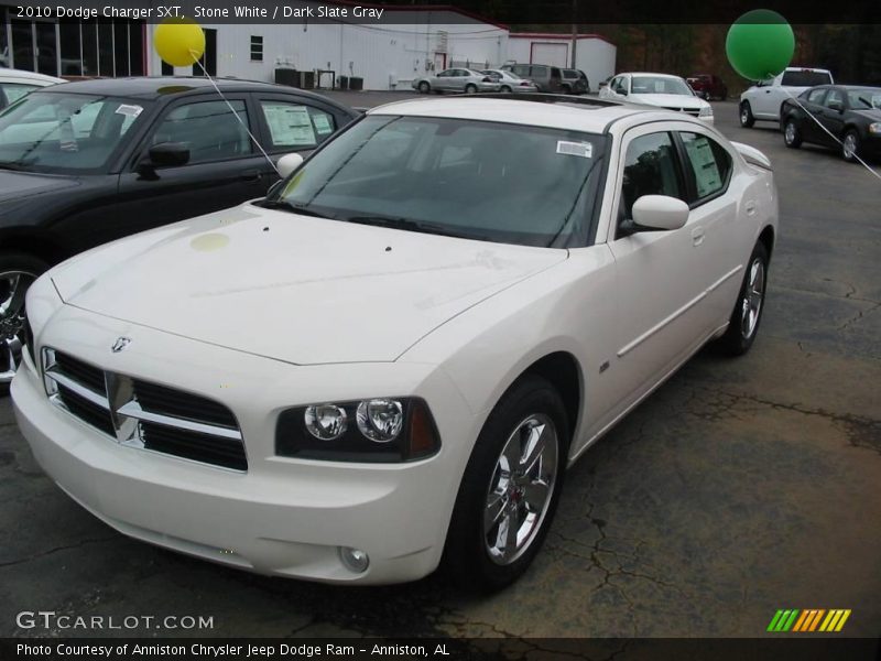 Stone White / Dark Slate Gray 2010 Dodge Charger SXT