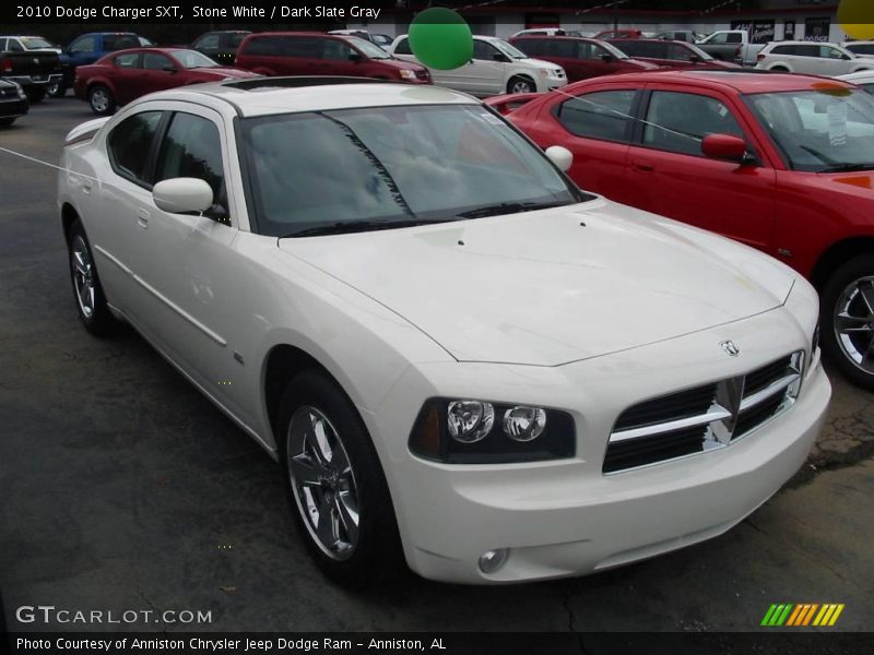 Stone White / Dark Slate Gray 2010 Dodge Charger SXT