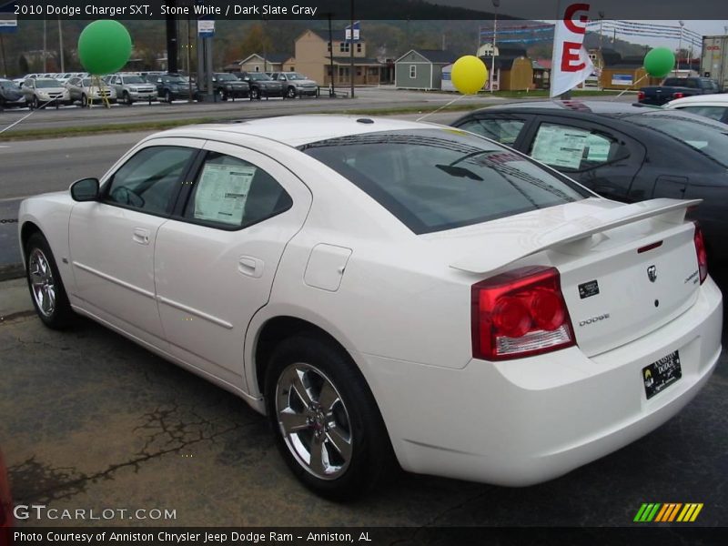 Stone White / Dark Slate Gray 2010 Dodge Charger SXT