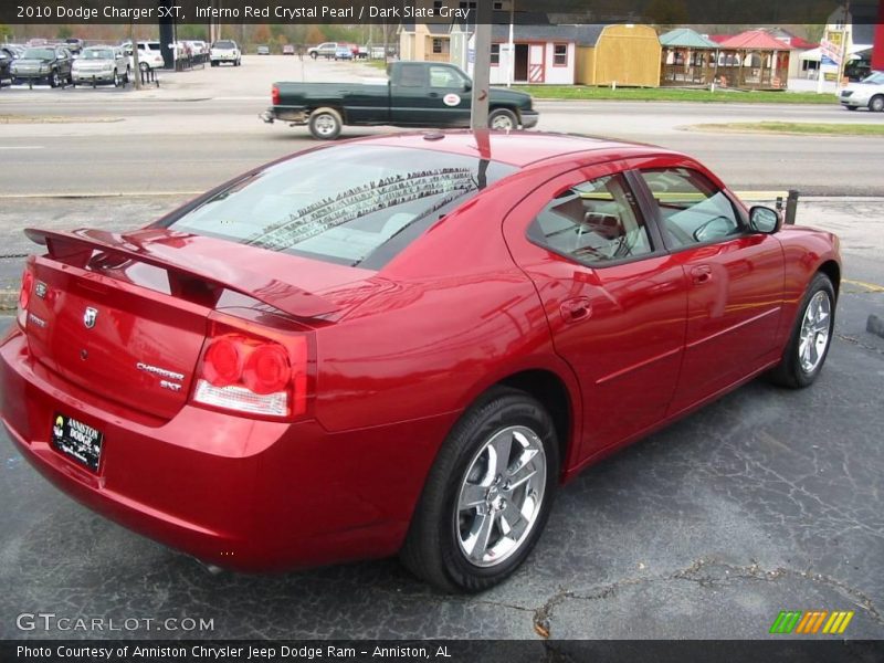 Inferno Red Crystal Pearl / Dark Slate Gray 2010 Dodge Charger SXT