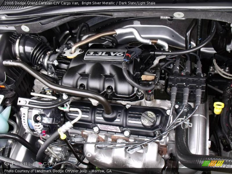 Bright Silver Metallic / Dark Slate/Light Shale 2008 Dodge Grand Caravan C/V Cargo Van