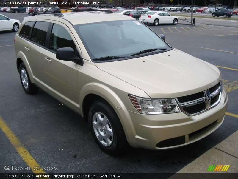 White Gold / Dark Slate Gray 2010 Dodge Journey SE