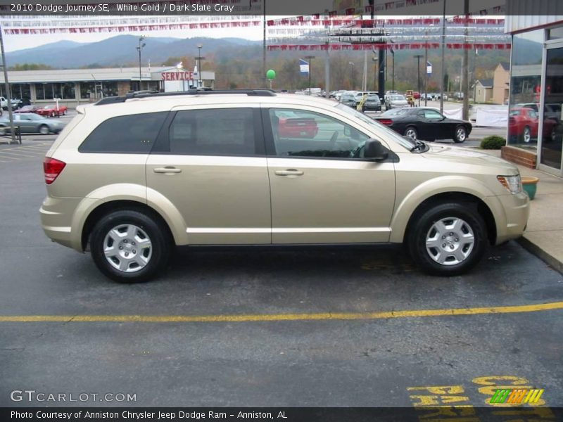 White Gold / Dark Slate Gray 2010 Dodge Journey SE