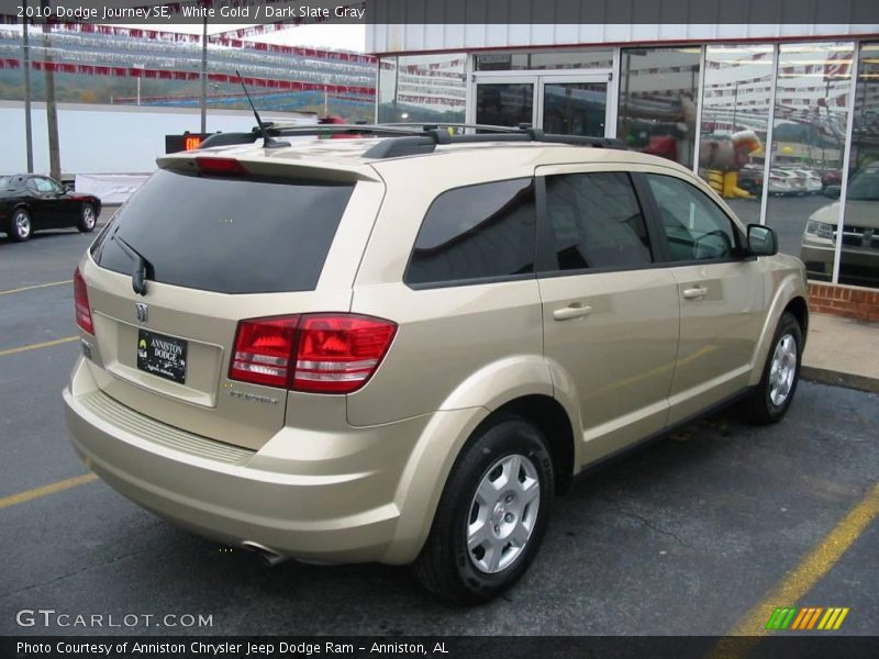 White Gold / Dark Slate Gray 2010 Dodge Journey SE