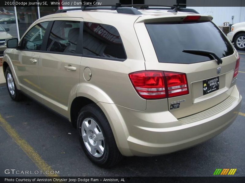 White Gold / Dark Slate Gray 2010 Dodge Journey SE