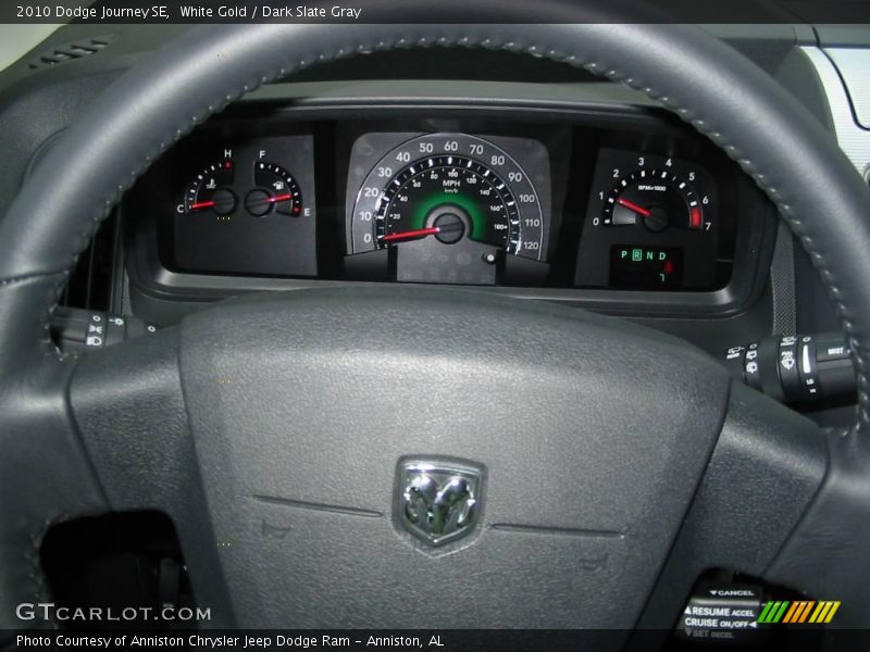 White Gold / Dark Slate Gray 2010 Dodge Journey SE