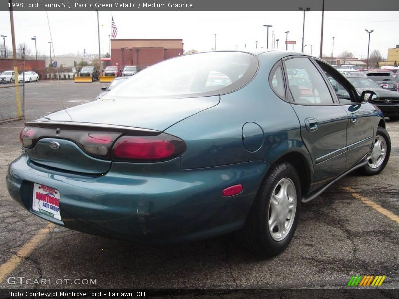 Pacific Green Metallic / Medium Graphite 1998 Ford Taurus SE