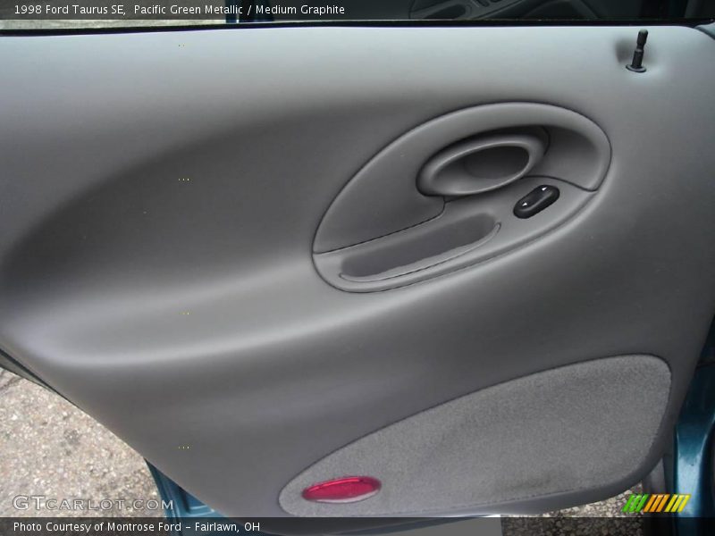 Pacific Green Metallic / Medium Graphite 1998 Ford Taurus SE