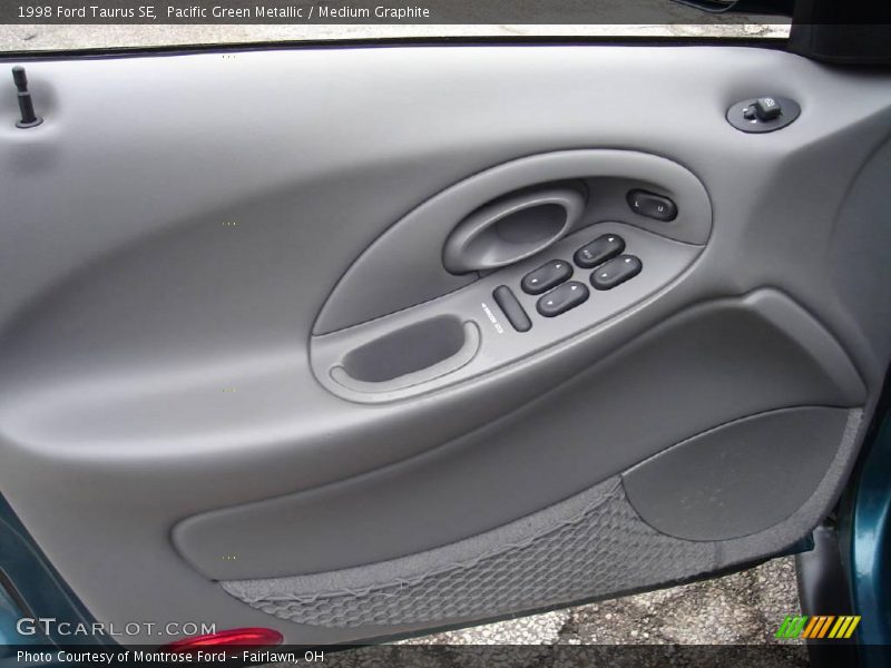 Pacific Green Metallic / Medium Graphite 1998 Ford Taurus SE