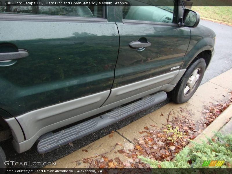 Dark Highland Green Metallic / Medium Graphite 2002 Ford Escape XLS