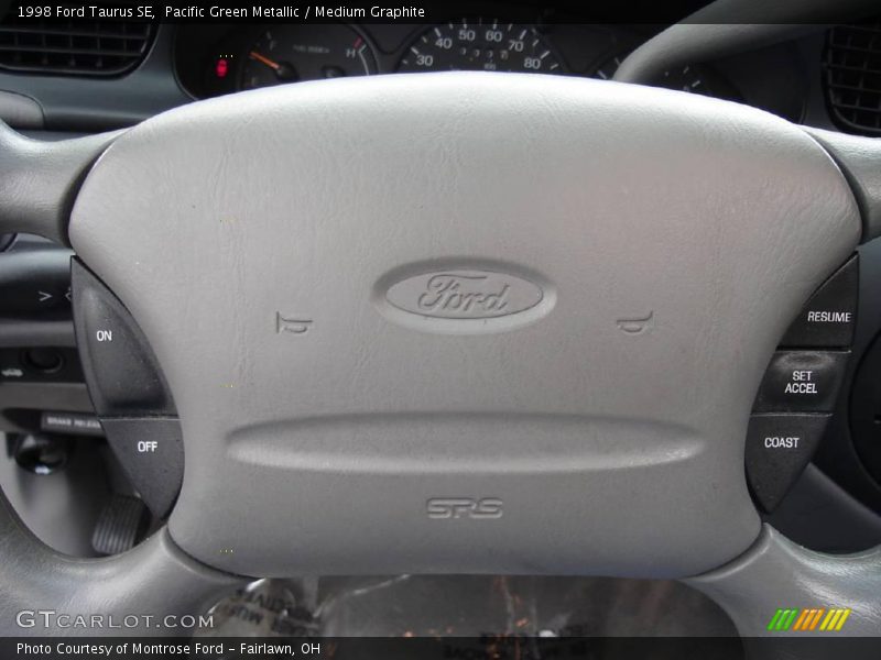 Pacific Green Metallic / Medium Graphite 1998 Ford Taurus SE