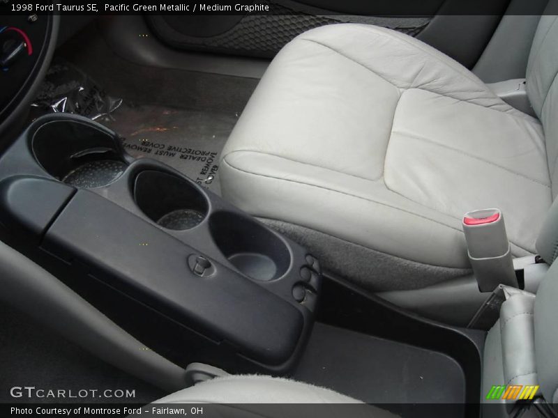 Pacific Green Metallic / Medium Graphite 1998 Ford Taurus SE