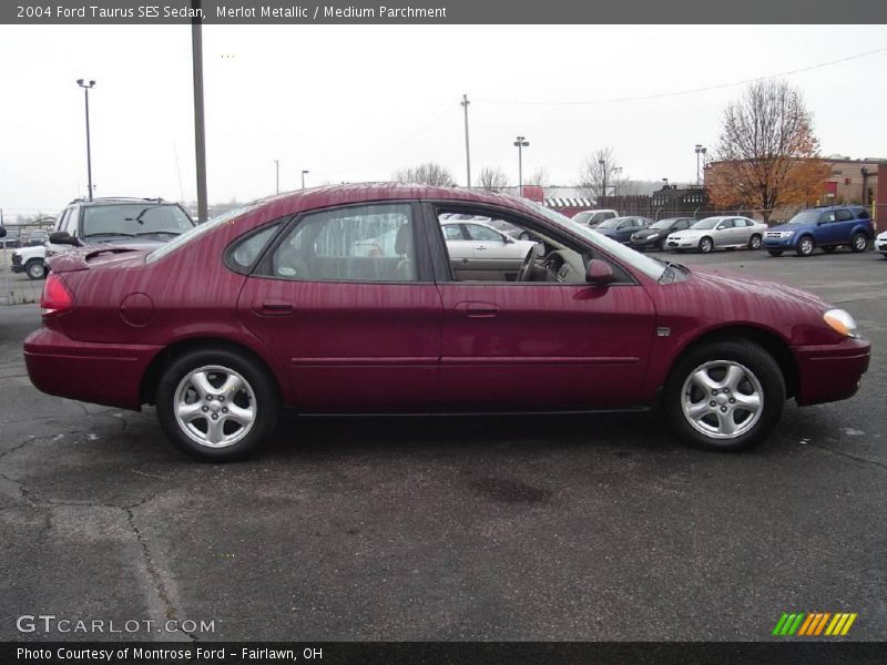 Merlot Metallic / Medium Parchment 2004 Ford Taurus SES Sedan
