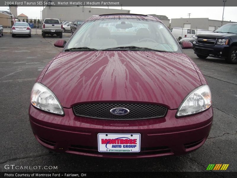Merlot Metallic / Medium Parchment 2004 Ford Taurus SES Sedan