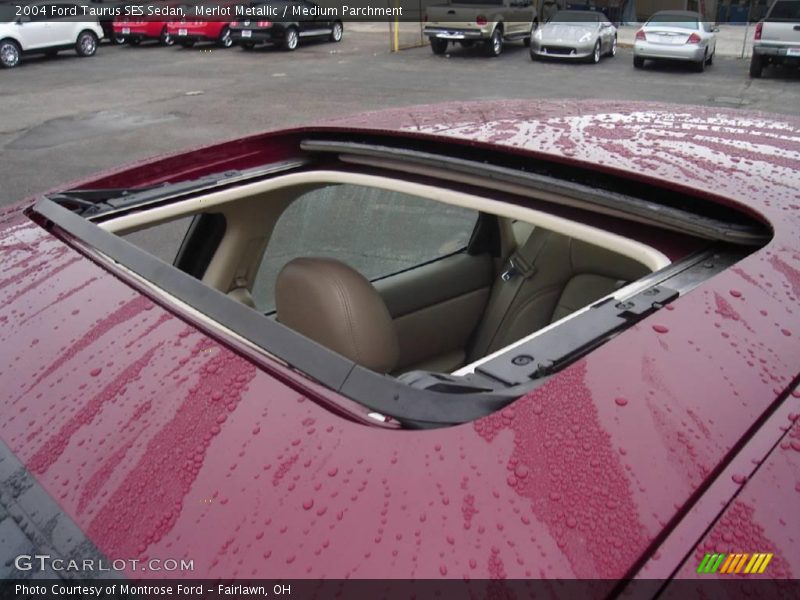 Merlot Metallic / Medium Parchment 2004 Ford Taurus SES Sedan